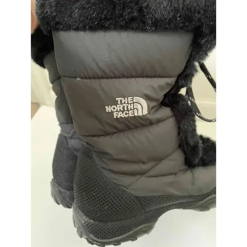 The North Face  Insulated Waterproof Snow Winter Boots Black Size 6