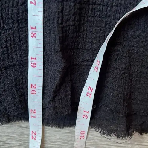 Nation Ltd NEW Women's Black gauze Cotton Short Sleeve Top Size XS