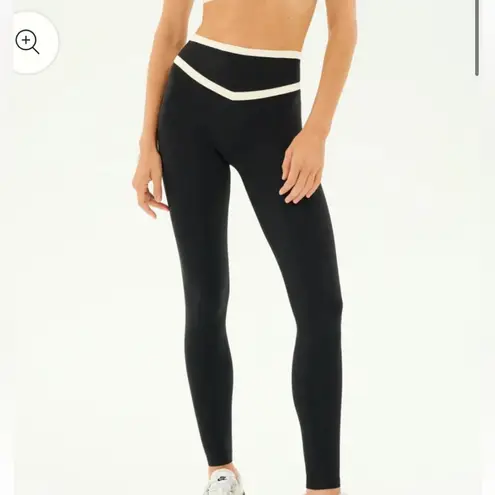 Splits59 MASON RIGOR CONTRAST LEGGINGS BLACK CRÈME XS $134