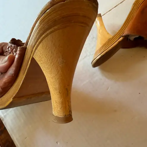 Nina Vintage Leather Mules
