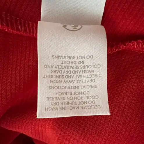 Boden Shirt Womens 2 Red Sarah Ottoman Top Peter Pan Collar Updated Basic