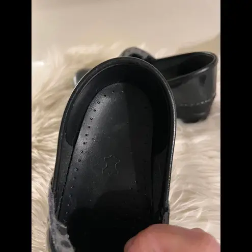 Dansko Professional Clogs - Dark Green Patent Leather size 37