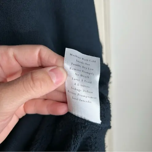 Frank & Eileen Audrey Funnel Neck Capelet Triple Fleece One Size Blue Size undefined