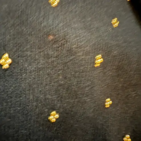 Westbound Black with Gold Embellishments Crew Neck Sweater Sz S Lambswool Blend