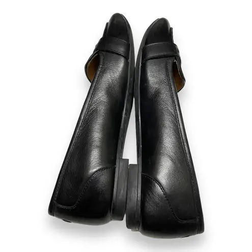 Vionic Womens Shoes Sz 6.5 Black Savannah Penny Loafer Pointed Toe