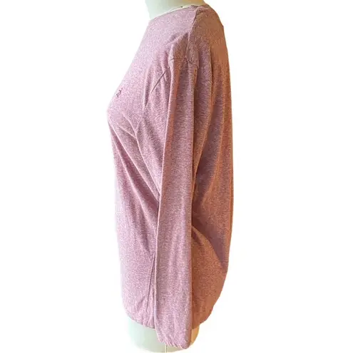 PENGUIN by MUNSINGWEAR Heathered Pink Long Sleeve Casual Top ~ Women's Size XL