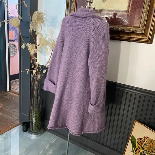 Soft Surroundings Telluride Topper Lavender Mohair Wool Open Duster - PS ๐งก๐