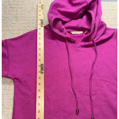 Soft Surroundings The Soho Hoodie Tunic Size Medium Purple Pink Long Sleeve