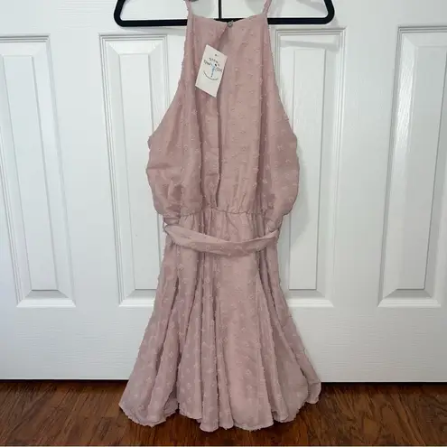 She & Sky Blush Pink Boutique Dress