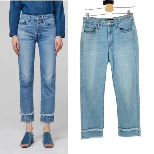 3x1 W3 Higher Ground Jeans Slim Crop Medium Denim Holden Wash Blue Size 27 - Image 2