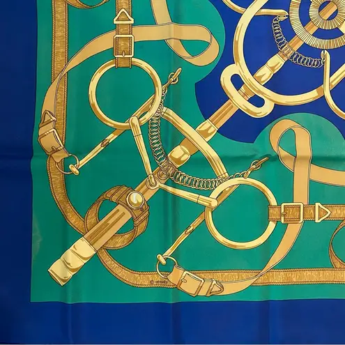 Hermès Hermes Eperon d’Or Carre 90 Silk Scarf