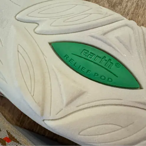 NWOT Earth Origins Women’s Sandals Size 8 Comfort Orthotic Tribal Aztec Design Gray