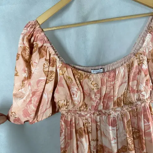 Derek Lam 10 Crosby Ada Balloon Sleeve Floral Mini Dress Size 4