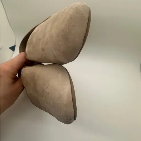 Birdies The Starling Latte Suede Slip on Flats Size 7.5 Tan