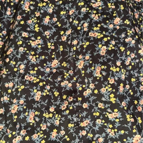 Paula Cahen D’Anver Belted Ditsy Floral Argentina Trench Coat Sz 2 Blue Lined