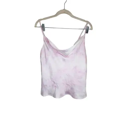 superdown  Satin Pink Tie Dye Jorden Revolve Women S Casual Tank Top