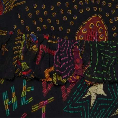 Farm Rio Amazonia Puff-Sleeve Printed Maxi Dress worn by Kelly Clarkson M