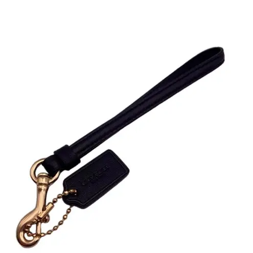 Coach  Black Gold Replacement Wristlet Strap and Hangtag