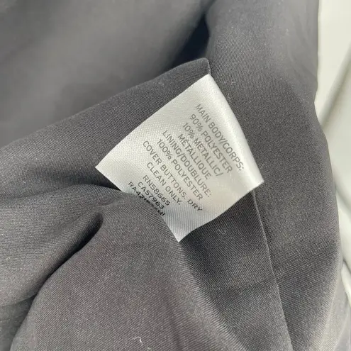 Rachel Parcell NWT Leopard Metallic Jacquard Double Breasted Blazer Jacket Small