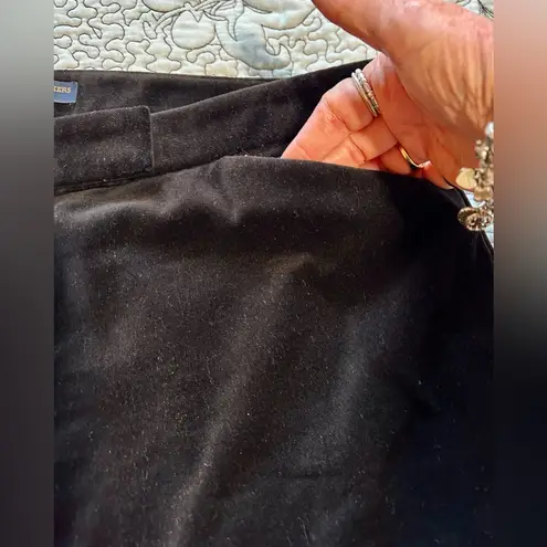 Brooks Brothers 346 Natalie Fit Women’s Black Velvet Straight Leg Slacks Sz 8