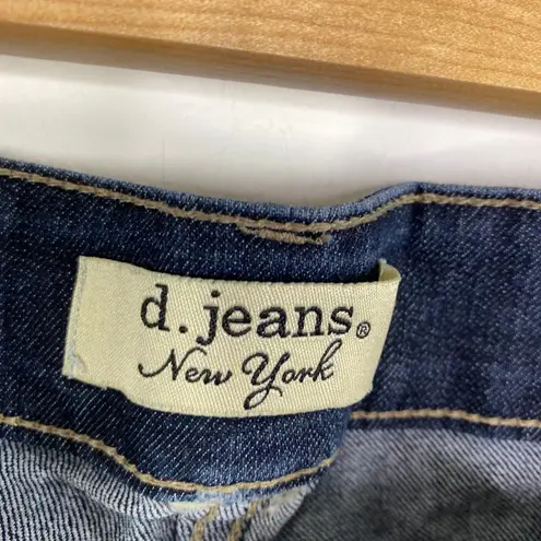 D. Jeans New York Dark Wash Blue Denim Straight Leg Jeans Women's Size 39