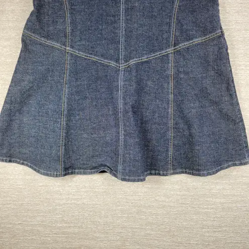 Powerline Denim Panel Skirt Womens 10 Blue A