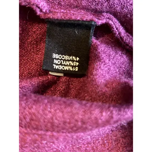 Orange Fashion Village Supersoft Boatneck Sweater O/S Plum Size M