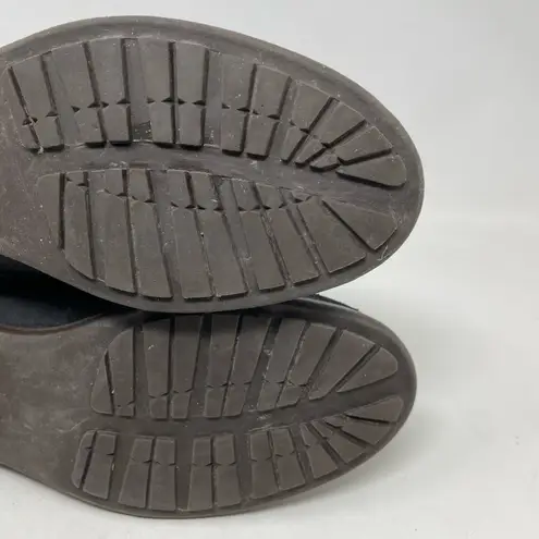 Taos Comrade Distressed Black Leather Lace Up Ankle Combat Boots womens 42 11