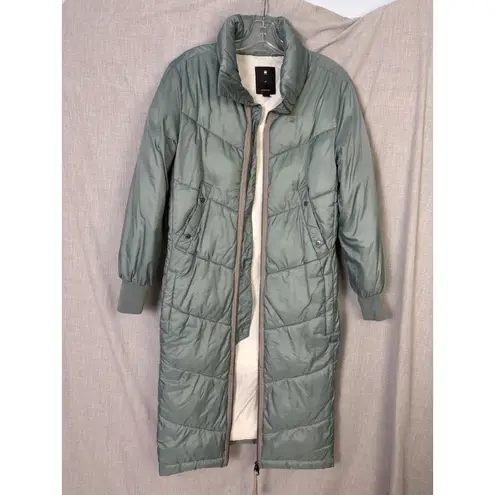 G-star Raw Sage Green Funnel Neck Puffer Coat XS Quilted Lightweight Minimalist