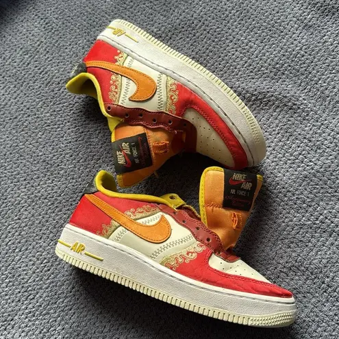 Nike  Air Force 1 Little‎ Accra Habanero Red DV2230-600 Youth 4Y Women’s 5.5