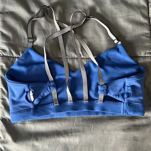 Lorna Jane Strappy Sports Bra Blue *Estimated Size XSmall