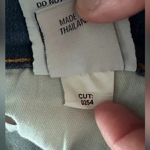 Boyish JEANS The Brady high-rise raw hem crop jeans mercy island size 32 NWT