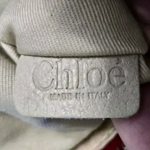 Chloé CHLOE Paddington Red Leather Lock Bag Comes with: Padlock, Key, COA, Dust Bag