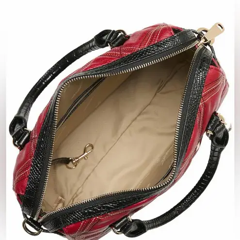 Brahmin Micaela Red Camden Bag