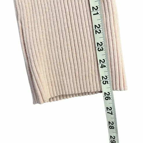 Hatch Lydia Sweater Dress Women 4 Pink Rib Knit Bump Friendly Feminine Maternity Size undefined