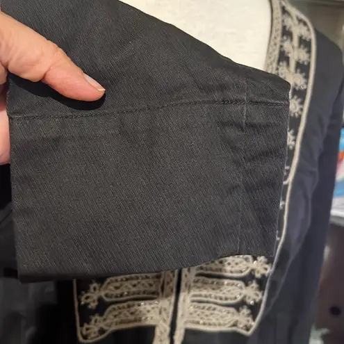 CAbi  Turkish delight military tunic embroidered and beaded top size 6