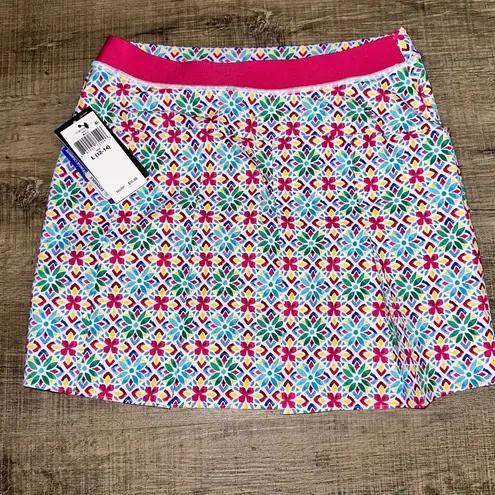 Polo Ralph Lauren RLX Golf Women's Aim Back Pleated Tiles Skort L (12