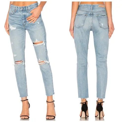 GRLFRND NEW Karolina Jeans Distressed Ripped