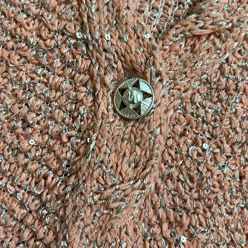 MINE tweed knit vest. S Pink