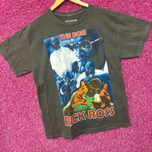Rick Ross The Boss 90's style collage Rap Tshirt size large