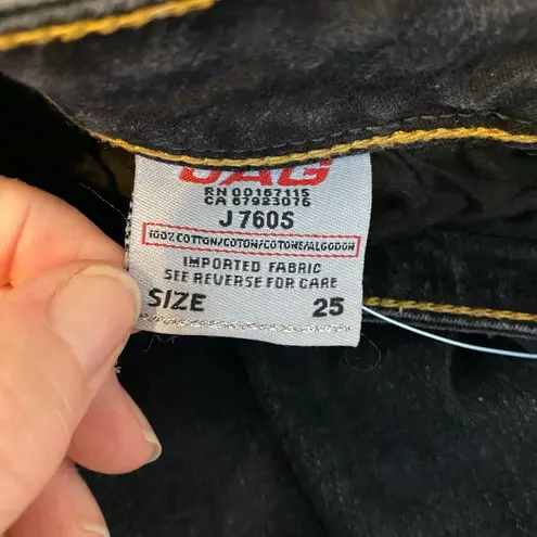 Jag jeans women's black with yellow stitching 25