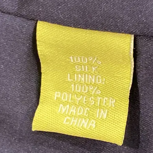 Elizabeth McKay Dress 6 Small Silk Long Sleeve Fall Shirtdress Equestrian Preppy Blue