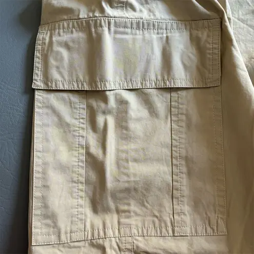 Polo Ralph Lauren NWT Woman's Beige Cargo Shorts Size 16W Casual High Rise Tan