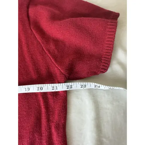 Susan Graver Novelty 4th of July Red White & Blue Nautical Short Sleeve Knit Cardigan Beach L