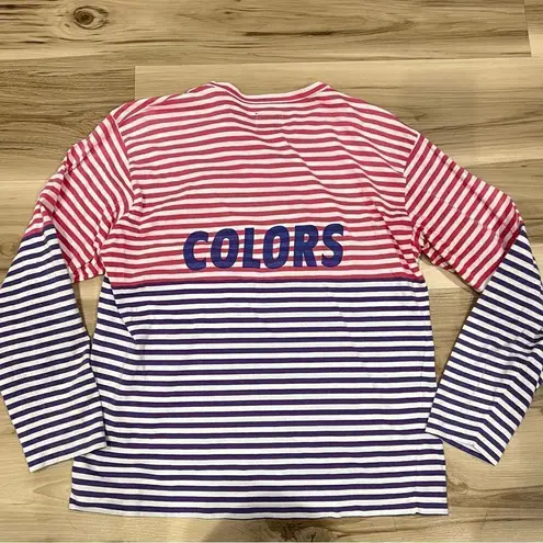 United Colors Of Benetton Striped Long Sleeve Shirt Women’s Medium