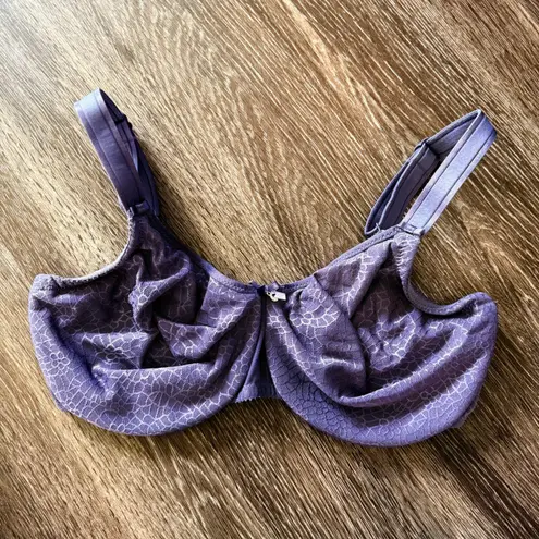 Chantelle Women's C Magnifique Full Coverage Underwire Bra 34DDD Lavender Lace