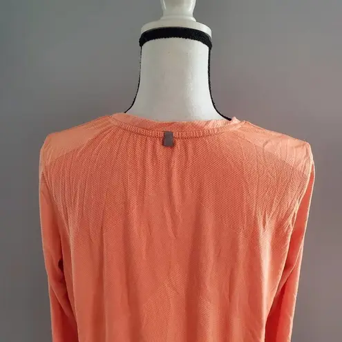 Danskin  Orange Long Sleeve Athleisure Athletic Top XL