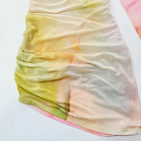 Michael Costello x REVOLVE Sedona Mini Dress in Watercolor Print