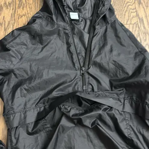 Reebok Black Hooded Windbreaker Jacket