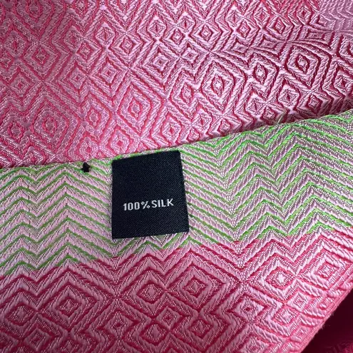 Unique Beautiful Lilac/Sage Silk Scarf